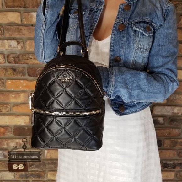 Kate Spade NATALIA mini convertible BACKPACK Black main image 4